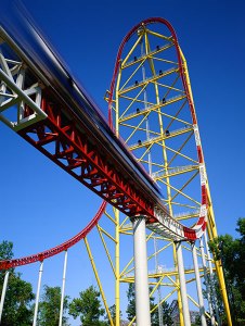 The Top Thrill Dragster at Cedar Point